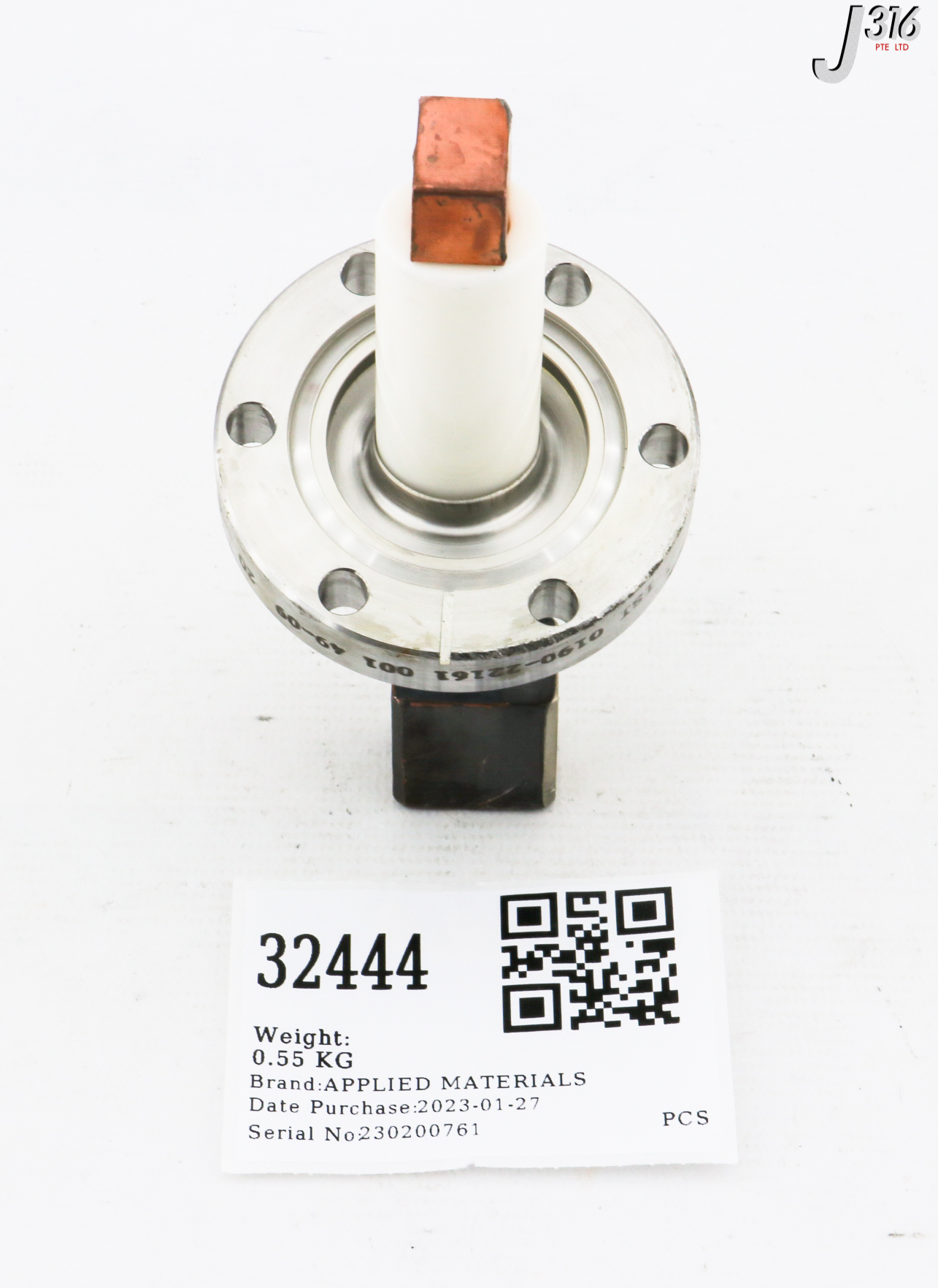 est 2本セット 32444 APPLIED MATERIALS FEEDTHRU,FLEX SLEEVE,300MM,NI CONTACT